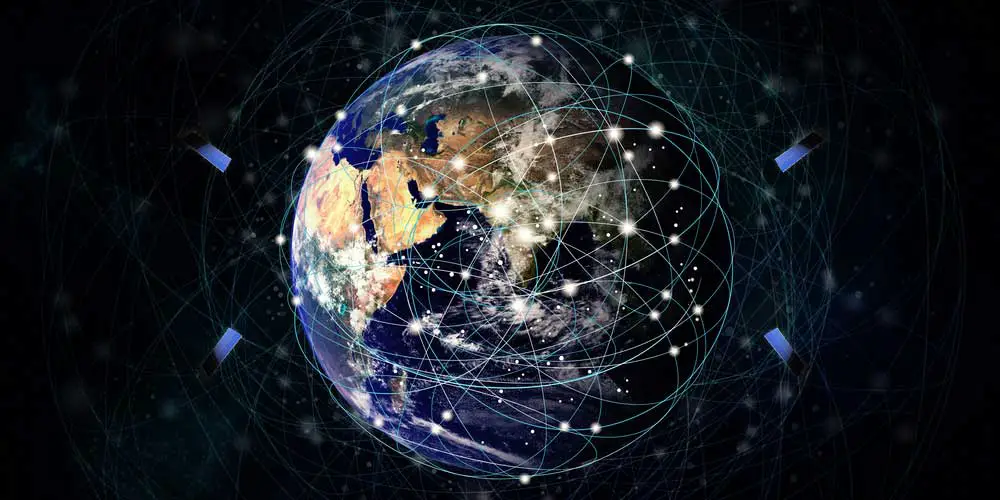 Representation of global satellite internet
