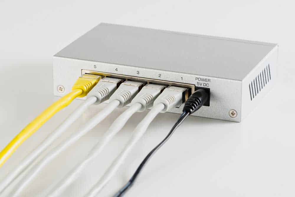A switch for multiple ethernet connections